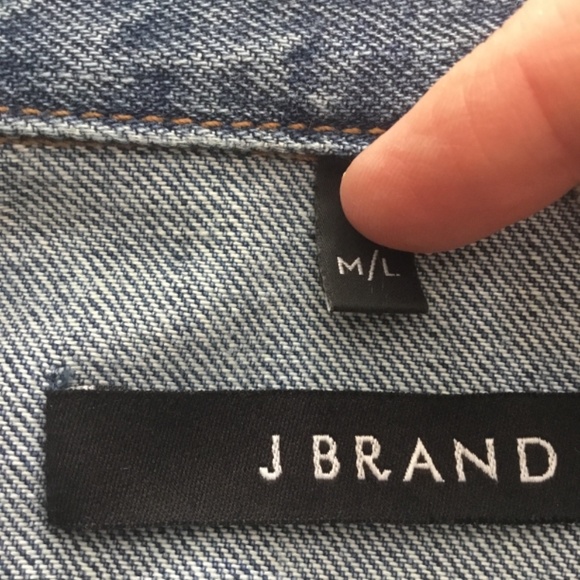 J Brand Darci Denim Jacket NWOT - Size M/L - Picture 2 of 5